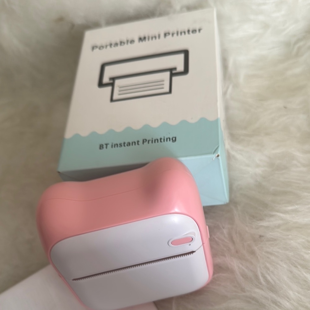 Portable Mini Printer - Pink